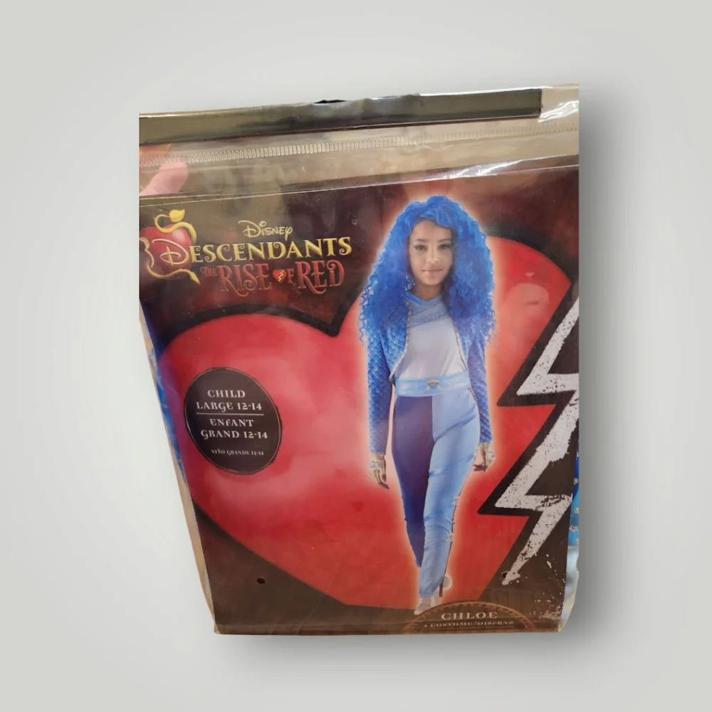 Disney Descendants 4 The Rise Of Red Chloe Halloween Costume L 12 14 - Picture 8 of 8